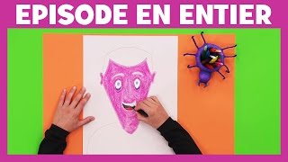 Art Attack  La technique des portraits anciens  Disney Junior  VF [upl. by Eednas829]