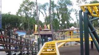 Американские горки видео спуска Парк Горького Харьков The roller coaster Kharkov [upl. by Ultann]