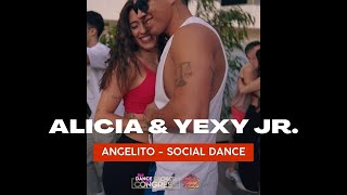 Angelito  Aventura  Alicia y Yexy Jr Social Dance [upl. by Wulfe]