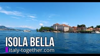 The beauty of ISOLA BELLA in the Maggiore Lake 2023 🏝️ Walking tour in 4k [upl. by Aynotak]