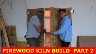 FIREWOOD KILN BUILD PART 2 [upl. by Nomor]