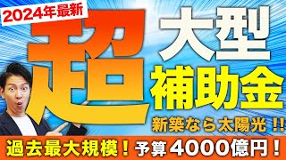 【知れば得する】2024年は史上最大の補助金チャンス？新築で使わなかったら必ず損する補助金【太陽光】 [upl. by Amari]