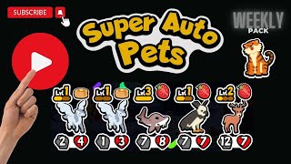 UNBELIEVABLE DOUBLE PEGASUS IS INSANE Weekly Pack Super Auto Pets [upl. by Itsrik196]