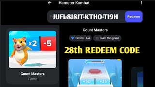 Count Master Hamster Code  Count Masters Redeem Code  How To Make Count Masters Redeem Code [upl. by Hurlbut501]