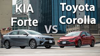 KIA Forte VS Toyota Corolla  ¿cuál es mejor  Autocosmos [upl. by Nanah]