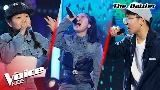 BNominErdene VS EIshu VS LBolormaa  quotNulims Dussan Khairquot  The Battles  The Voice Kids 2024 [upl. by Elreath]