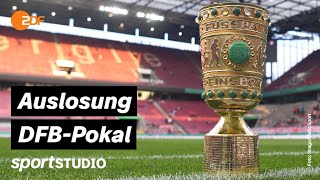 Auslosung DFBPokal 2 Runde 202223  sportstudio [upl. by Dekow]