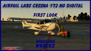 Airfoil Labs Cessna 172 NG First Look [upl. by Kcirevam954]