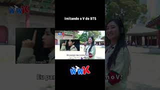 Mercado de Gukje Imitando V do BTS  Parte 2 [upl. by Yekcor]