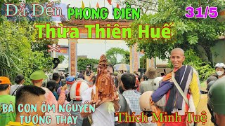 Bất Ngờ Bà Con Huế Ôm Nguyên Tượng Thầy Minh Tuệ Chào Đón Thầy Xem Mà Nghẹn Lời [upl. by Kapeed]