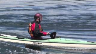 Surge Narrows Tidal Rapid Sea kayaking Canada East Coast kayaking [upl. by Srini689]