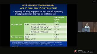 Cập nhật vai trò của NTproBNP trong quản lý và điều trị suy tim  BS NGUYỄN THANH HIỀN [upl. by Udelle]