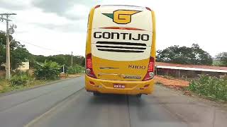 Ultrapasso onibus da Gontijo e o motorista responde minha buzina na BR110 [upl. by Eeslehc377]