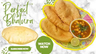 How to make Perfect Bhatura at home Super soft and Mouthmelting Bhatura Cook with Salira [upl. by Aretahs318]