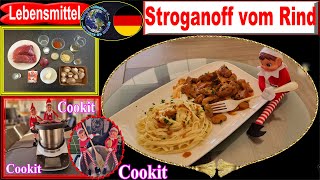 BOSCH COOKIT Rezept –Stroganoff vom Rind [upl. by Vinnie]