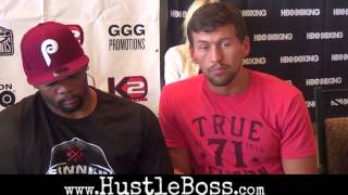 Gennady Golovkin and Abel Sanchez speak on the benefits of training at the Summit Gym in Big Bear C [upl. by Crim]