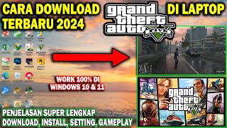 Cara Download GTA V Di Laptop Terbaru 2024  Download Grand Theft Auto V Di PC [upl. by Letsirk4]