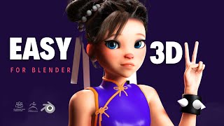 Easily create 3D Characters for Blender FAST [upl. by Idahs307]