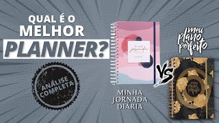 Batalha de Planners PLANNER MINHA JORNADA DIÁRIA vs PLANNER MEU PLANO PERFEITO  Tayane Lopes [upl. by Ahola]