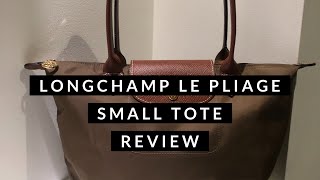 Longchamp Le Pliage Small Tote Review [upl. by Annez388]