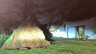 Tornado touches down in Conyers during overnight storms [upl. by Huberty433]