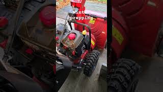 First start of snowblower for the season garage homestead diy [upl. by Yllitnahc]