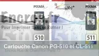 Cartouche Canon PG510 et CL511 [upl. by Flight]