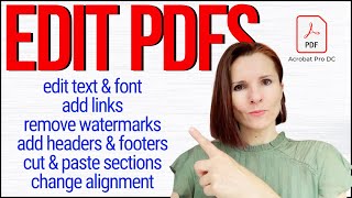 How to Edit PDF with Adobe Acrobat Pro [upl. by Anne-Marie]