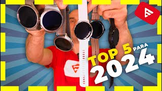 El TOP 5 de Smartwatches para 2024 ⌚️ Los Mejores Relojes Inteligentes del Año [upl. by Weaks]