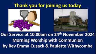 Ruxley Church Live Stream  Holy Communion Sunday 17th November 1000am [upl. by Christis]