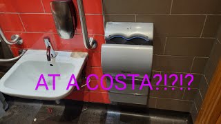 Dyson Airblade Mk2s At Costa In Longwell Green Bristol [upl. by Attenol2]