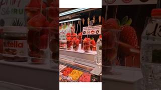 LA BOQUERIA  BARCELONA SPAIN 🇪🇸  youtubeshorts minivlog shorts [upl. by Anaehr]