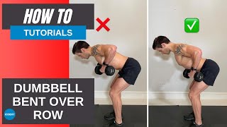 HOW TO Dumbbell bent over row  CrockFit [upl. by Christen]