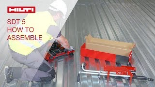 HOW TO assemble your Hilti Decking SDT 5 standup tool [upl. by Kciredes]