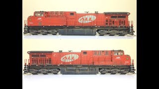 Super detail in Locomotive GE AC44 i HO Scale Frateschi [upl. by Schaaff]