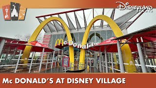 🍔 McDonalds at Disney Village Disneyland Paris 2023 [upl. by Tolkan75]