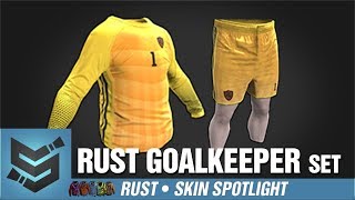 Rust Skin Spotlight • Rust Goalkeeper Set Shirt Shorts [upl. by Elurd]