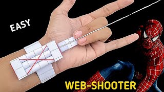 How to make Spiderman web shooter with paper  Paper web shooter  Paper craft [upl. by Kai]