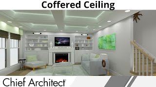 Coffered Ceiling Design [upl. by Attenehs]