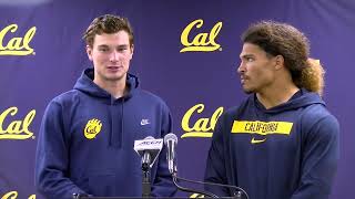 Cal Football Cal at Pitt 10122024 Postgame Presser  Fernando Mendoza amp Teddye Buchanan [upl. by Arahsal]