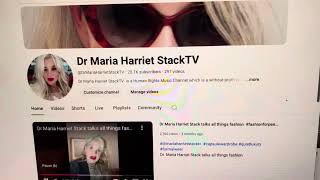 Dr Maria Harriet Speaks about the overnight disappearance of her Human Rights Media from LinkedIn [upl. by Valentia577]