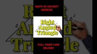 MATH IN ANCIENT GREECE mathematics euclid pythagoreantheorem pythagoras [upl. by Keung]