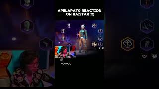 Apelapato reaction on raistar🔥🗿 [upl. by Curhan]