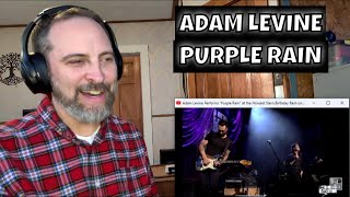 PURPLE RAIN  ADAM LEVINE Howard Stern Birthday Bash  Reaction First Listen [upl. by Adnav24]