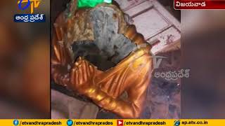 Pingali Venkayya Birth Anniversary  Pingali Statue Damaged at Bapu Museum [upl. by Yekcim291]