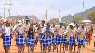 Beautiful Karimojong traditional dance during the cultural event in kaabong [upl. by Enirak]