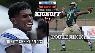 Trinity Christian TX vs Knoxville Catholic TN Football  ESPN Broadcast Highlights [upl. by Asirehc]