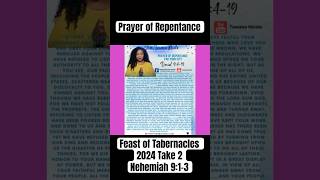 Feast of Tabernacles 2024 Take 2 Nehemiah 913 🇺🇸Repent sackclothampashes shorts [upl. by Yodlem267]