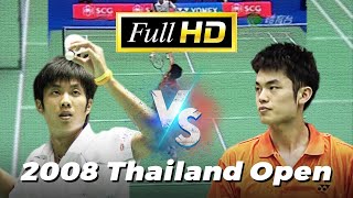 FullHD50FPS  MS  Lin Dan vs Boonsak Ponsana  2008 Thailand Open  Highlights [upl. by Barber56]