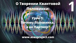 Квантовая Половинка Урок 1 Почему Половинка а не Партнер [upl. by Htnnek]